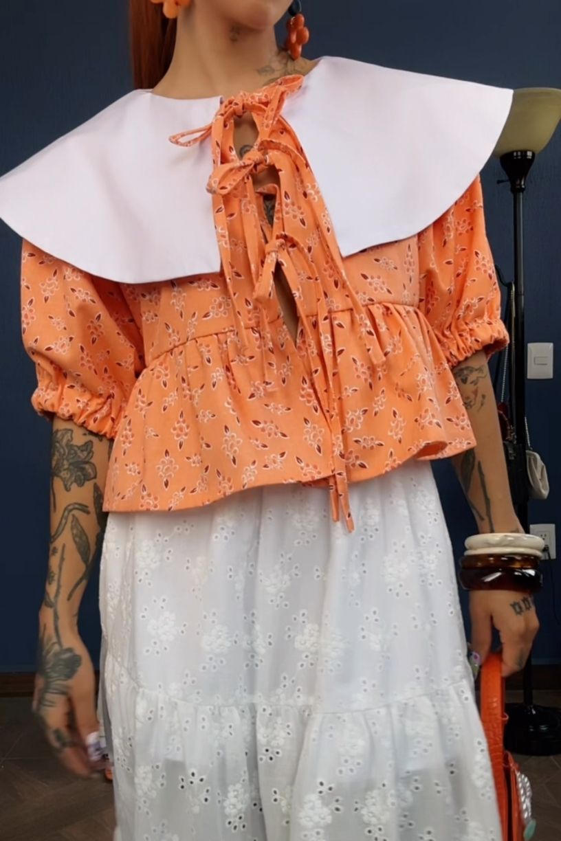 Blusa Ofelia Salmón