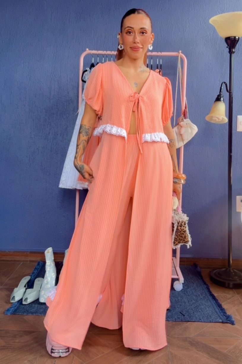 Sobre vestido Isabel Durazno