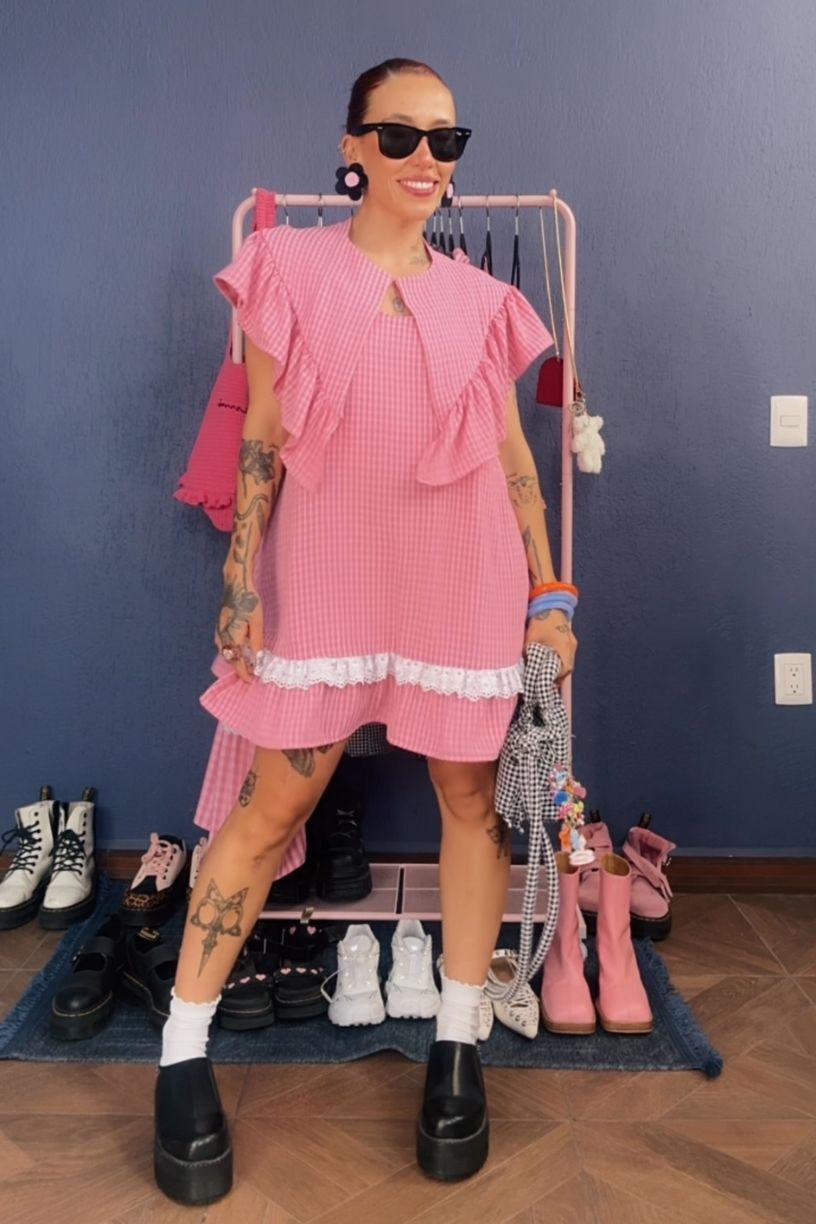 Vestido Self gomita
