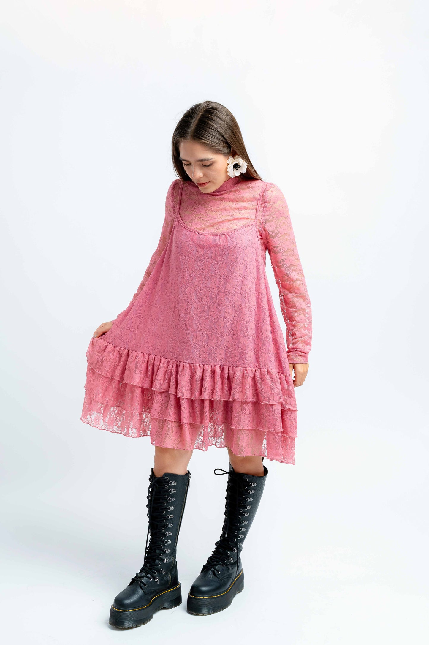 Set Lala Pink Bloom blusa y vestido