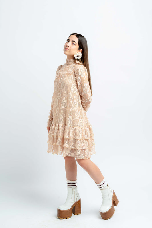 Set Lala Golden blusa y vestido