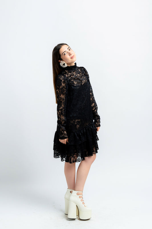 Set Lala Negro blusa y vestido