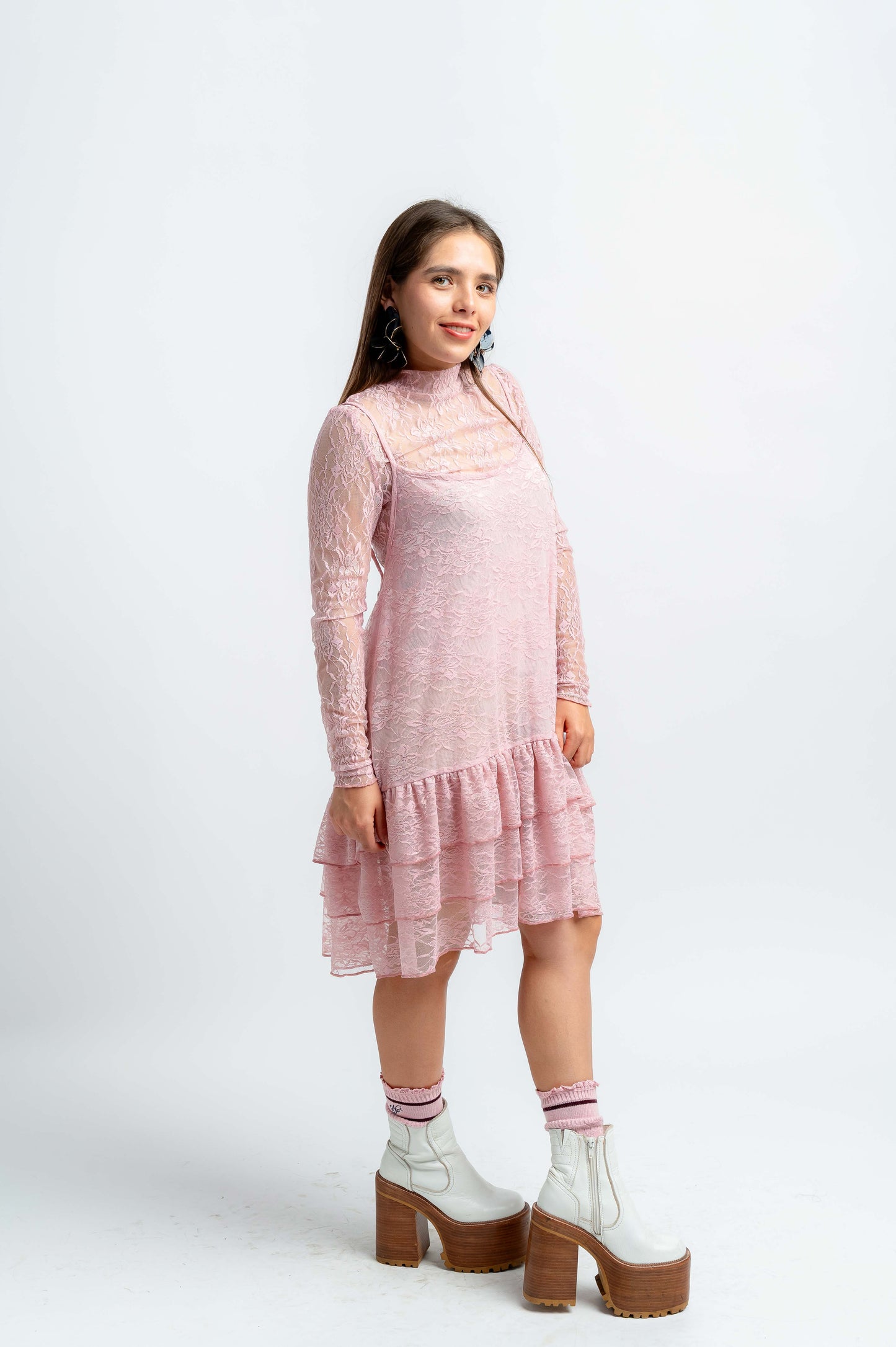 Set Lala Pink Rose blusa y vestido