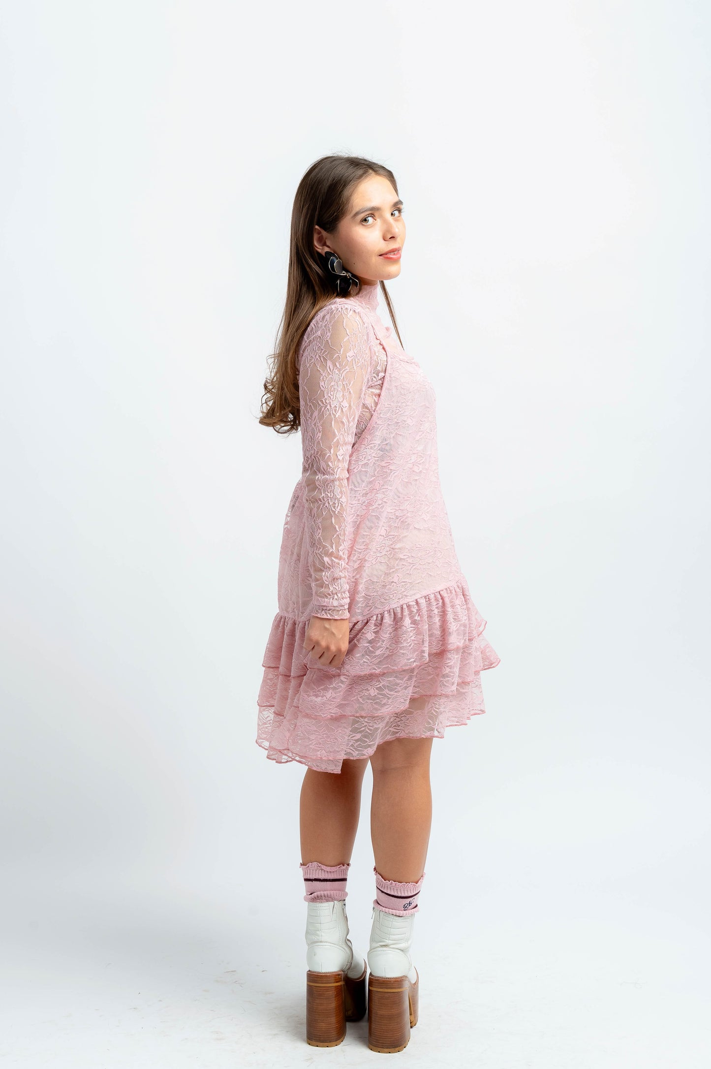 Set Lala Pink Rose blusa y vestido