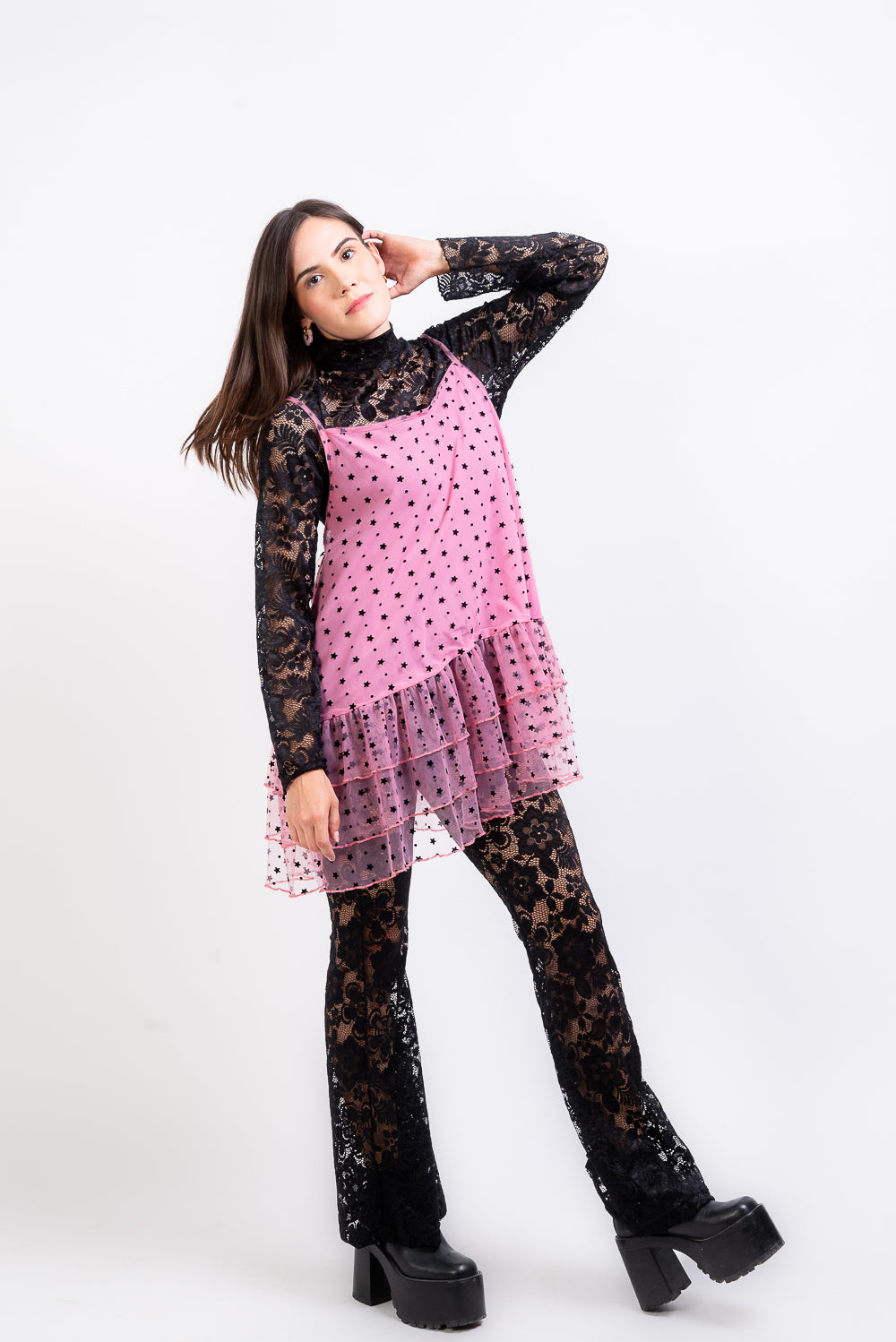 Set vestido lala estrellado