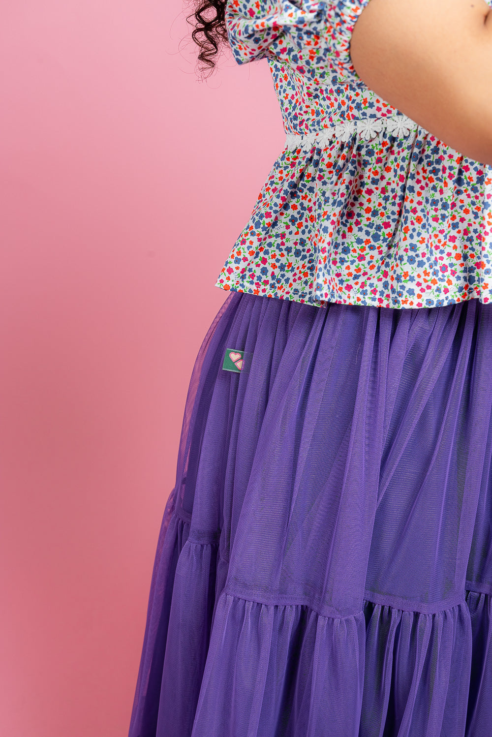 Falda Maxi bugambilia