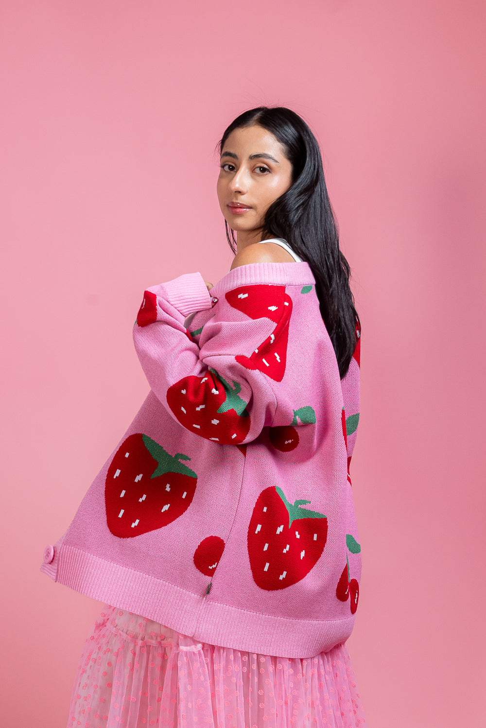 Falda Maxi strawberry