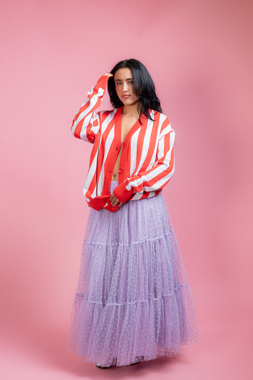 Falda Maxi lavanda