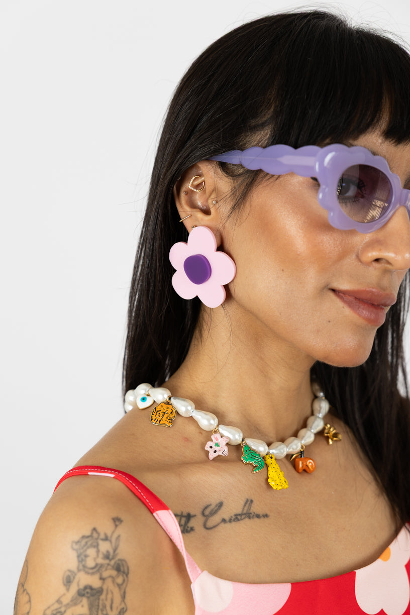 Aretes Maxi Flor