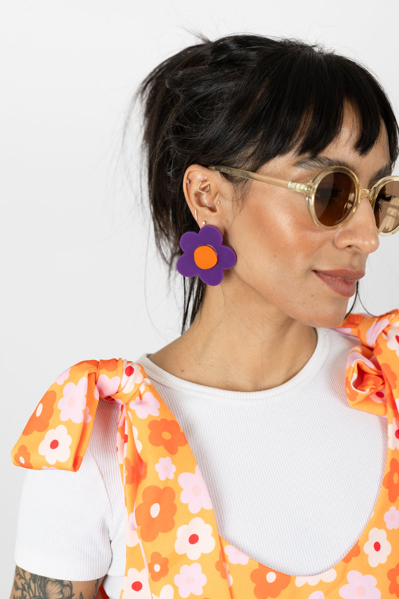 Aretes Maxi Flor
