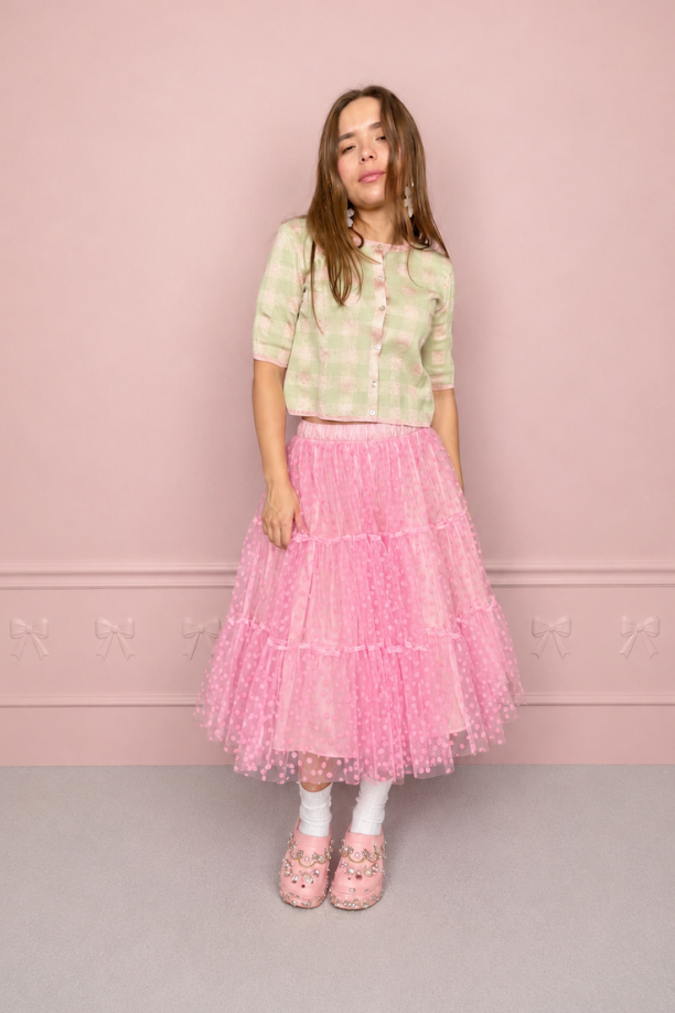 Falda midi rosita