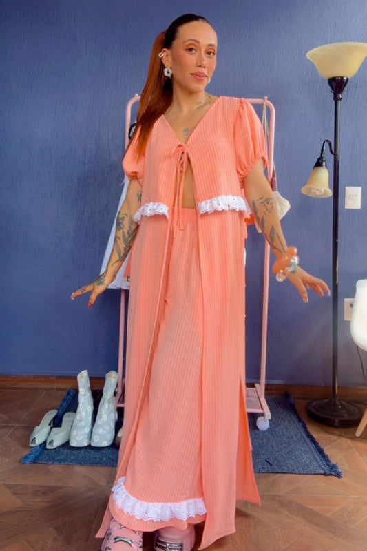 Sobre vestido Isabel Durazno