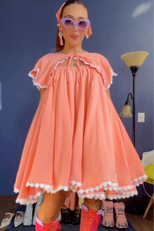 Set vestido Margarita y Cuello