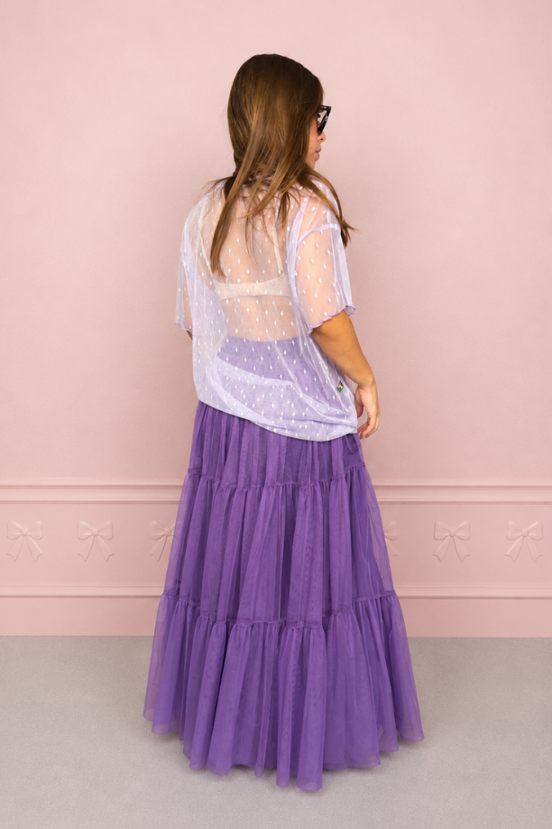 Falda Maxi morada