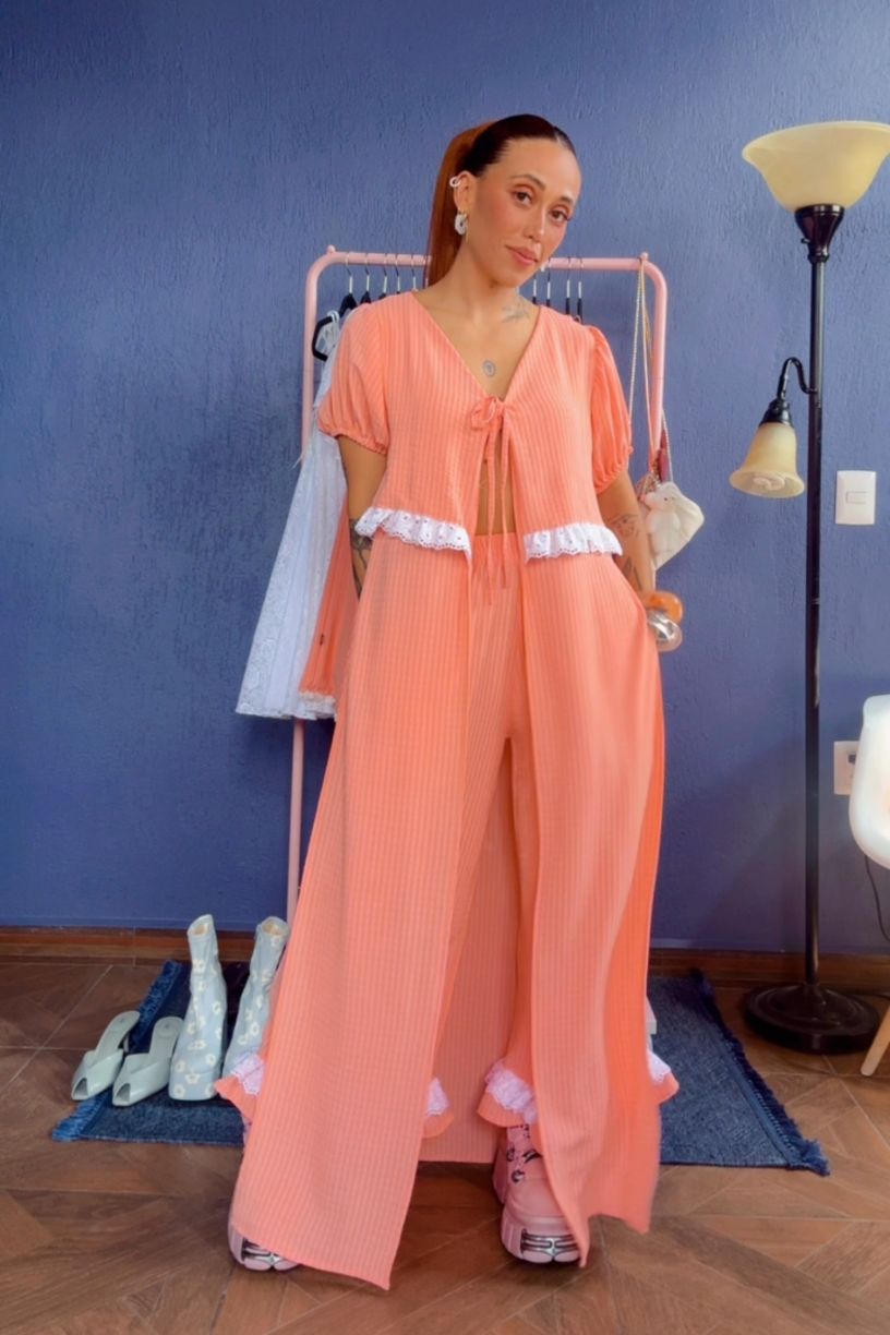 Sobre vestido Isabel Durazno