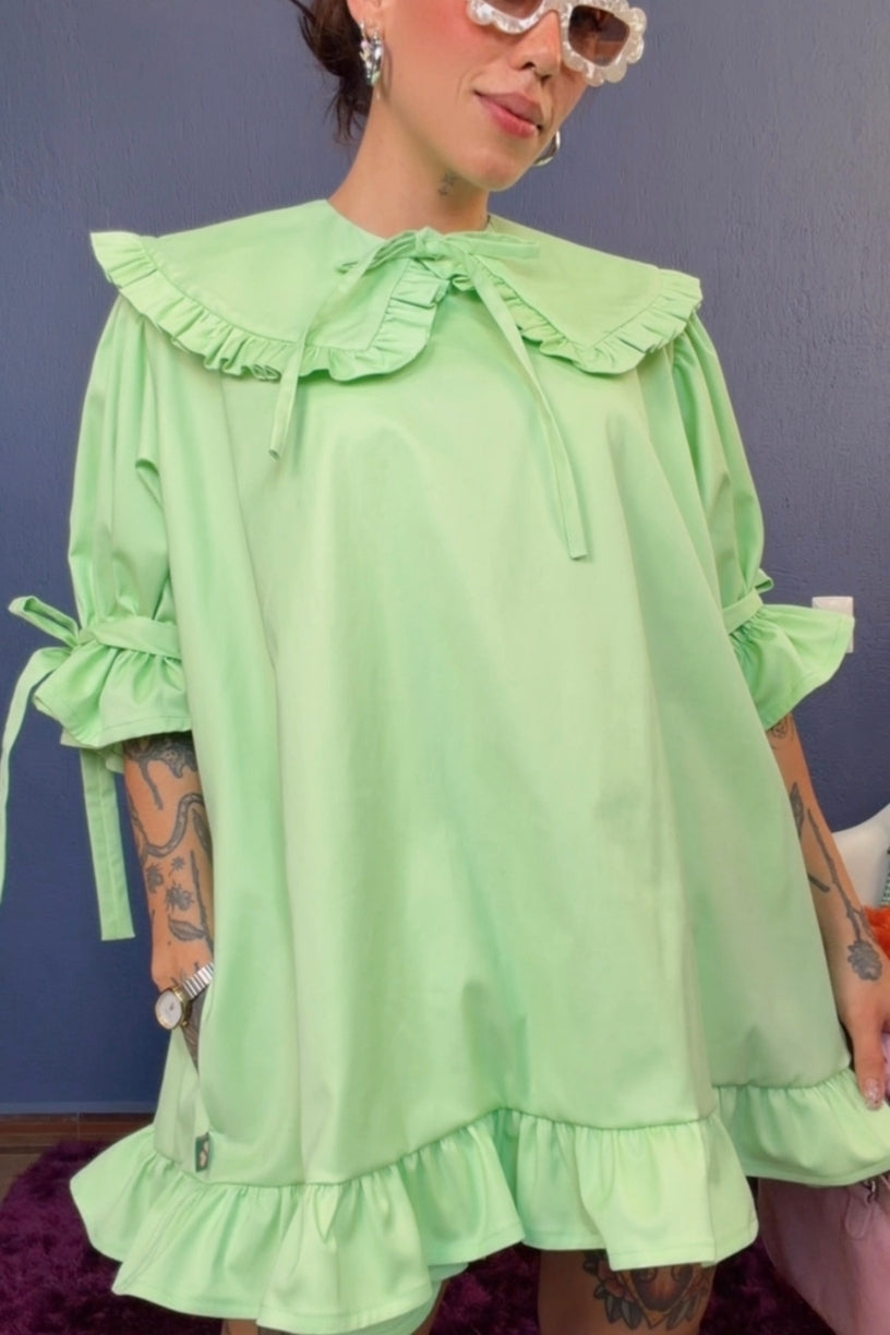 Vestido Ponny con cuello Polly