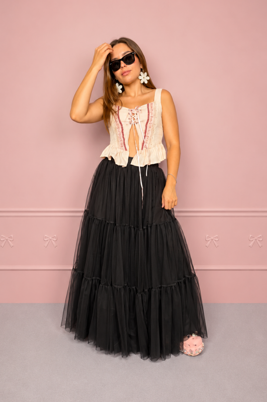 Falda Maxi negra