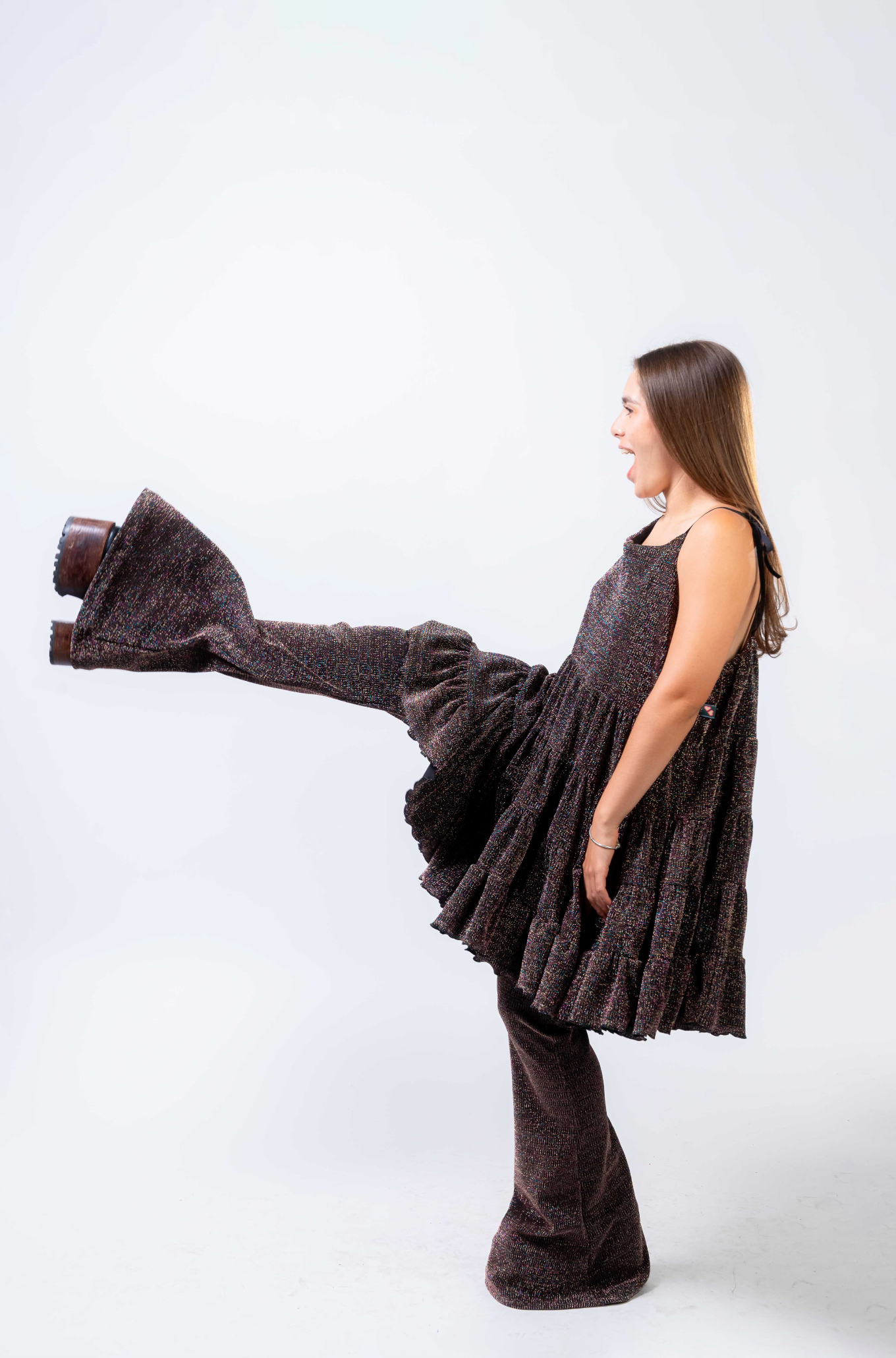 Set Vestido y pantalón Belén Iris