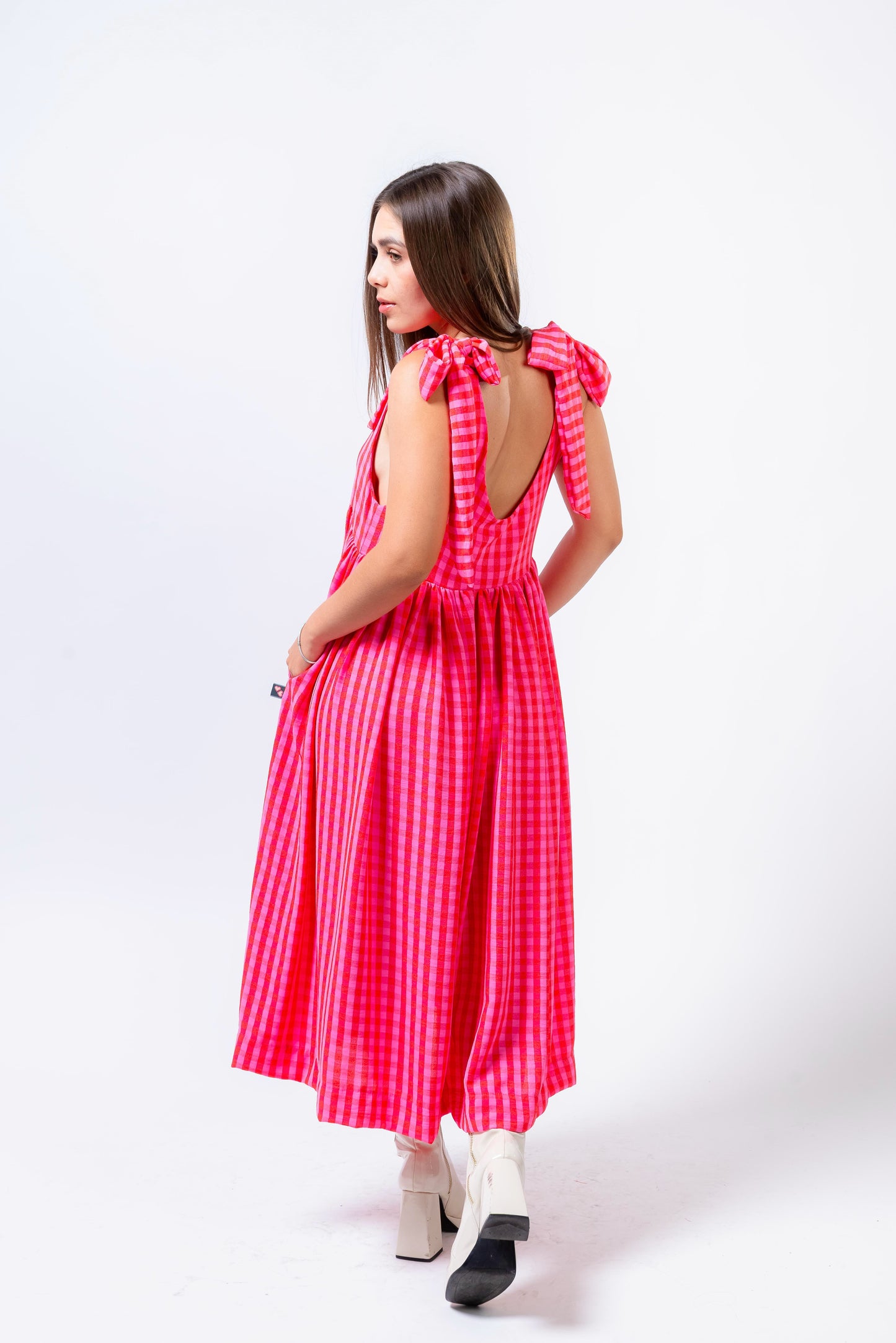 Vestido Andrea Fresa