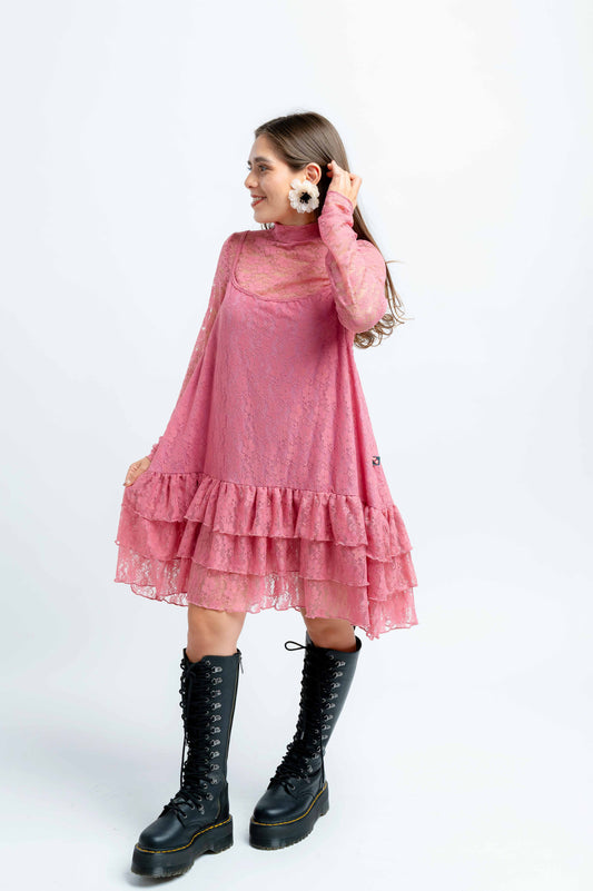 Vestido Lala Pink Bloom