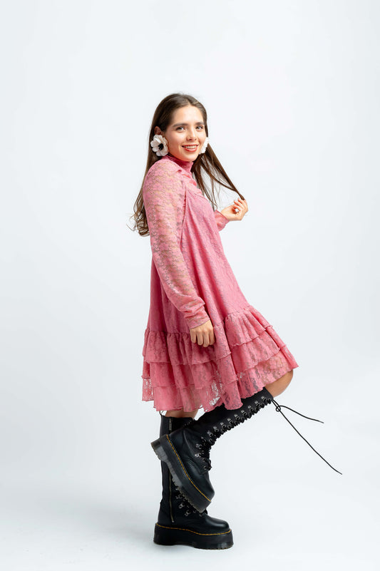 Set Lala Pink Bloom blusa y vestido