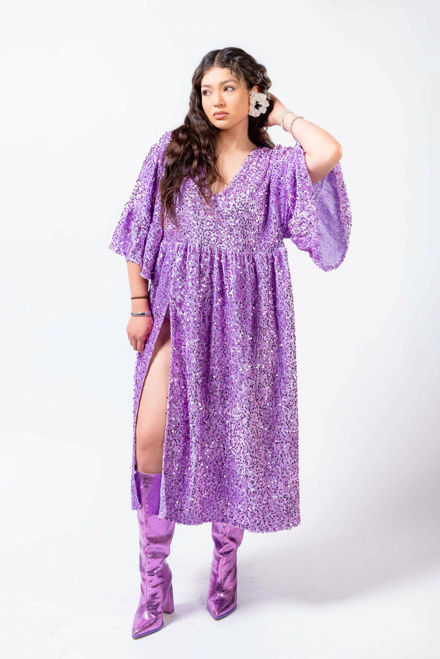 Vestido Ixchel Lirio