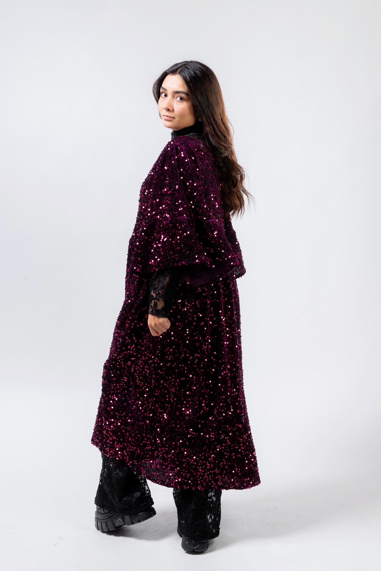 Vestido Ixchel Burdeos