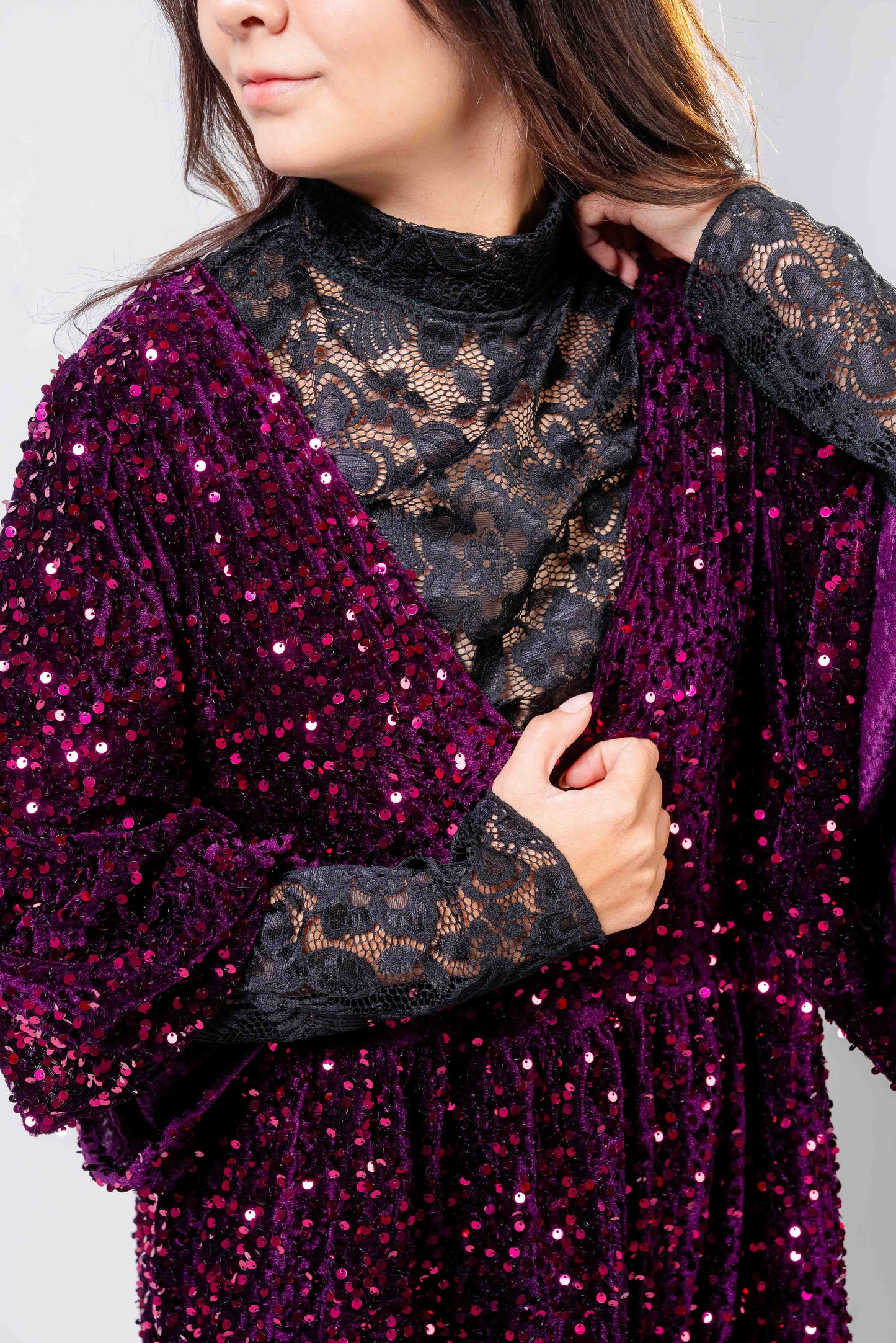 Vestido Ixchel Burdeos