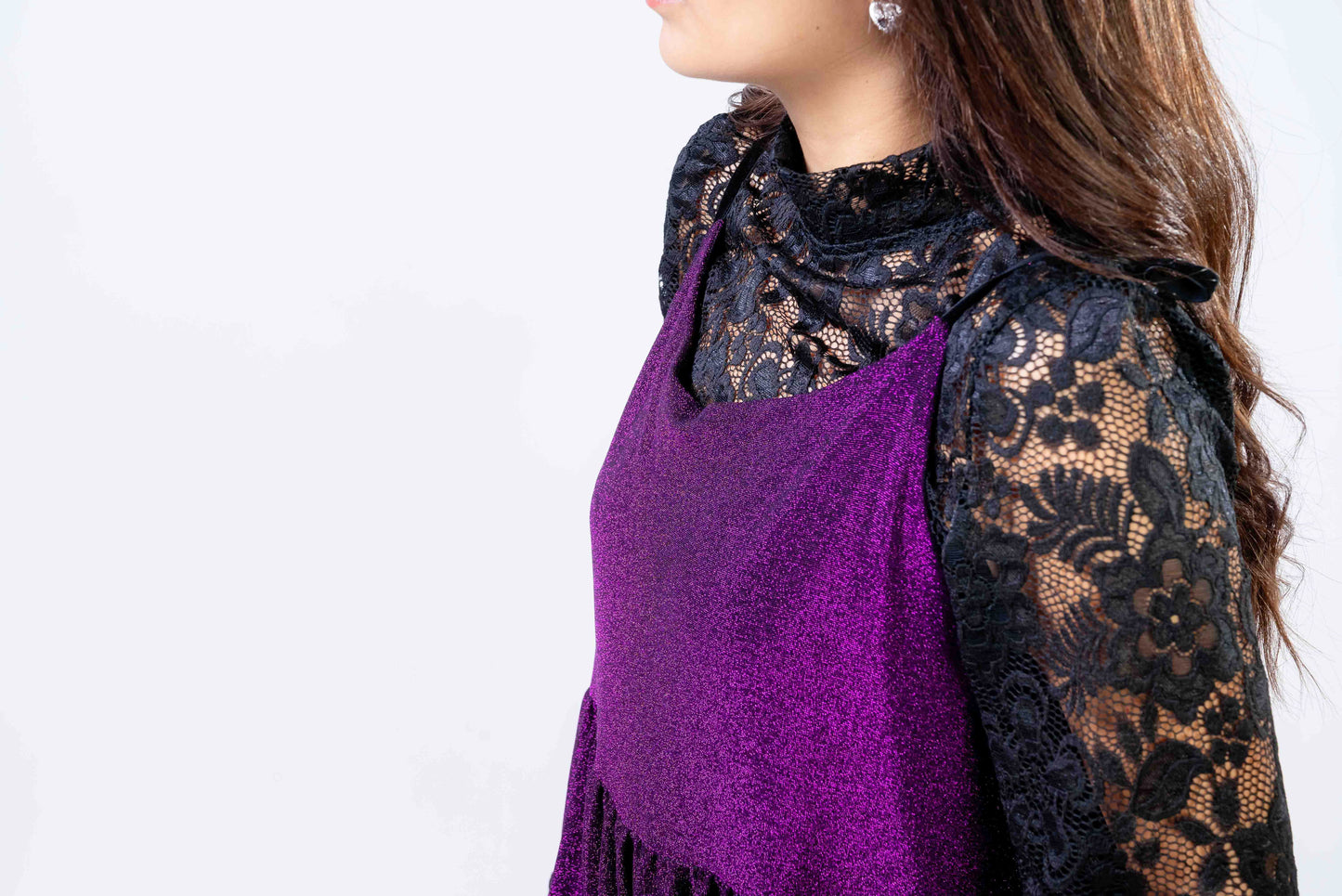 Set Vestido y pantalón Belén Violeta