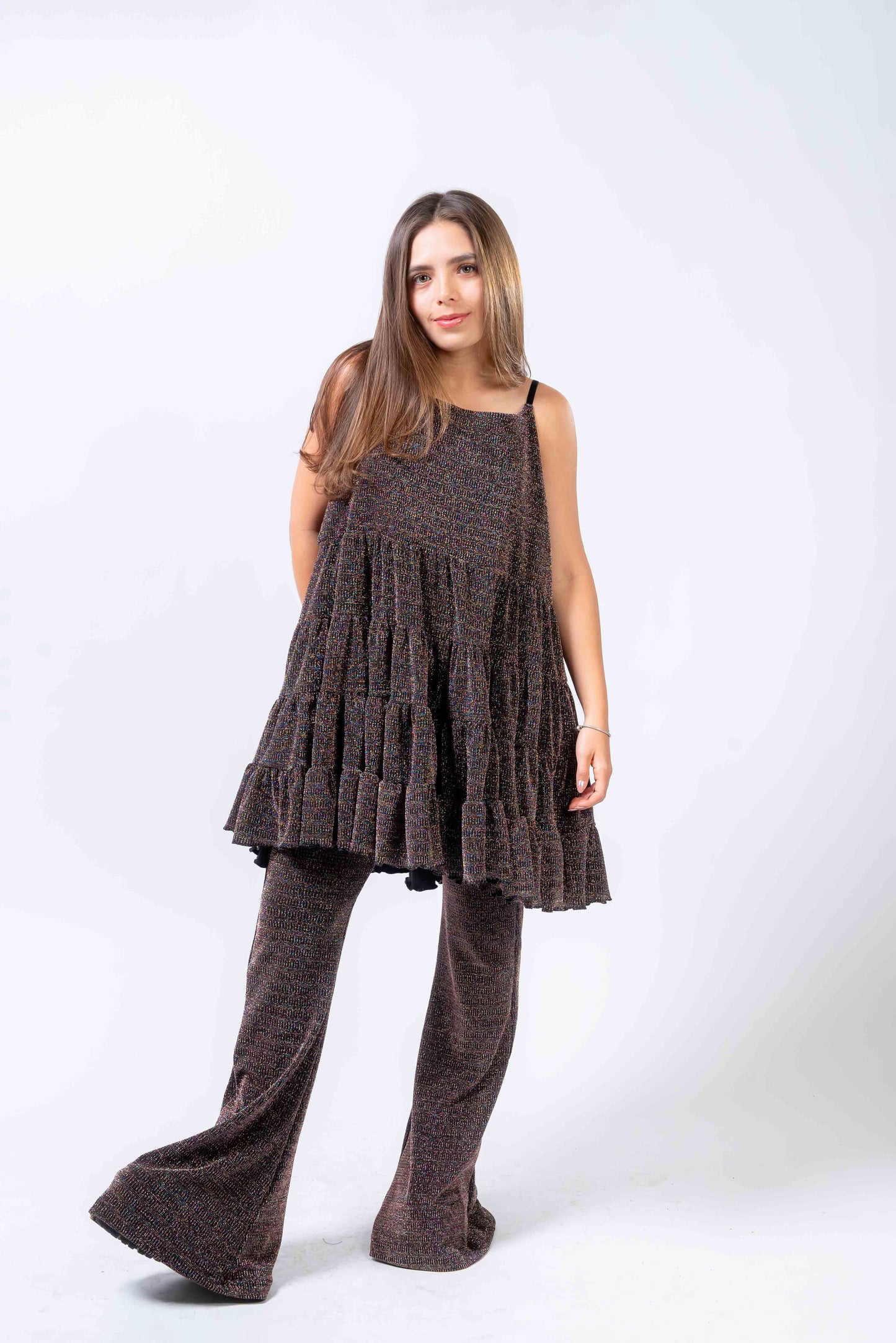 Set Vestido y pantalón Belén Iris