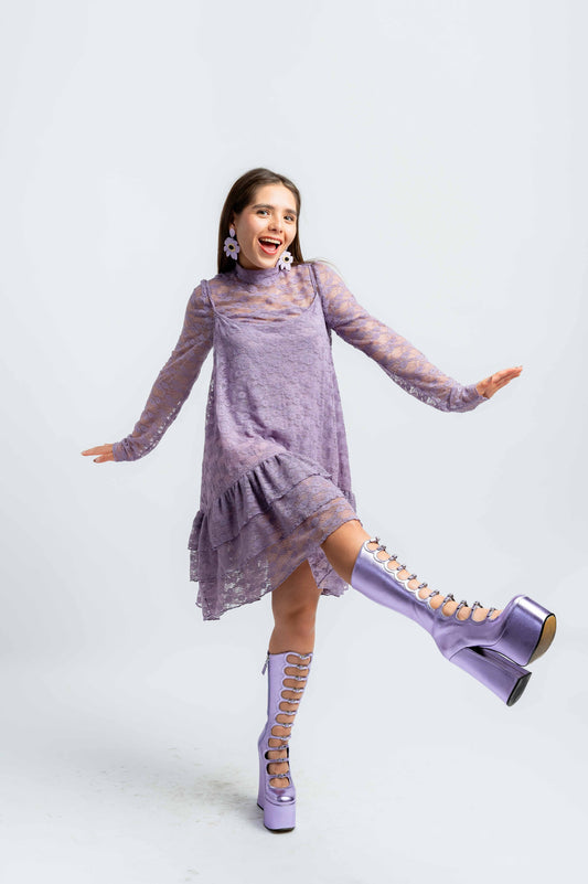 Vestido Lala Púrpura