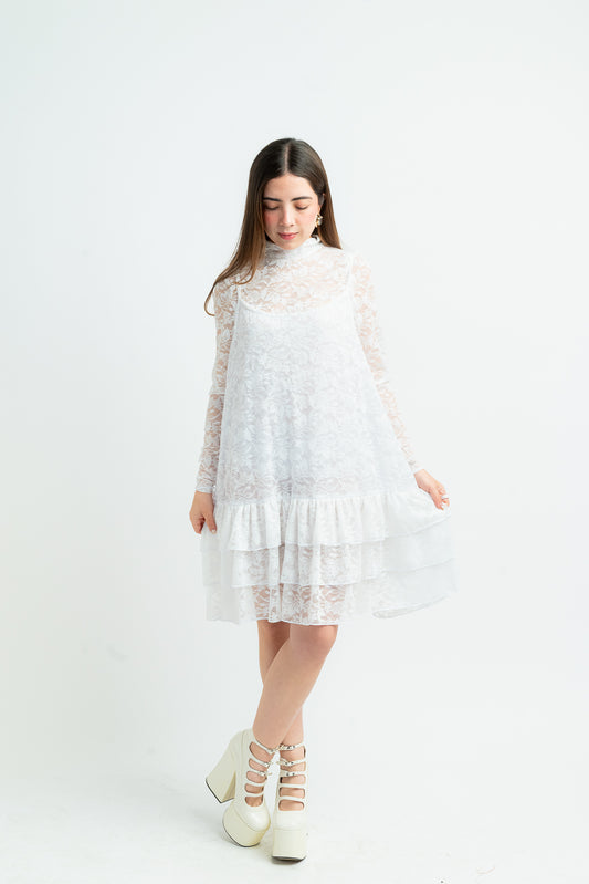 Set Lala Snow blusa y vestido