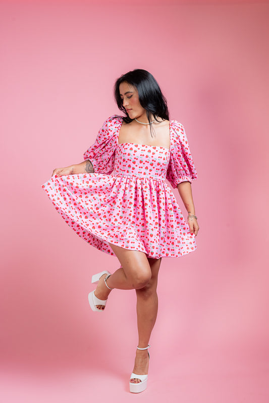 Vestido Natalia Baby berry