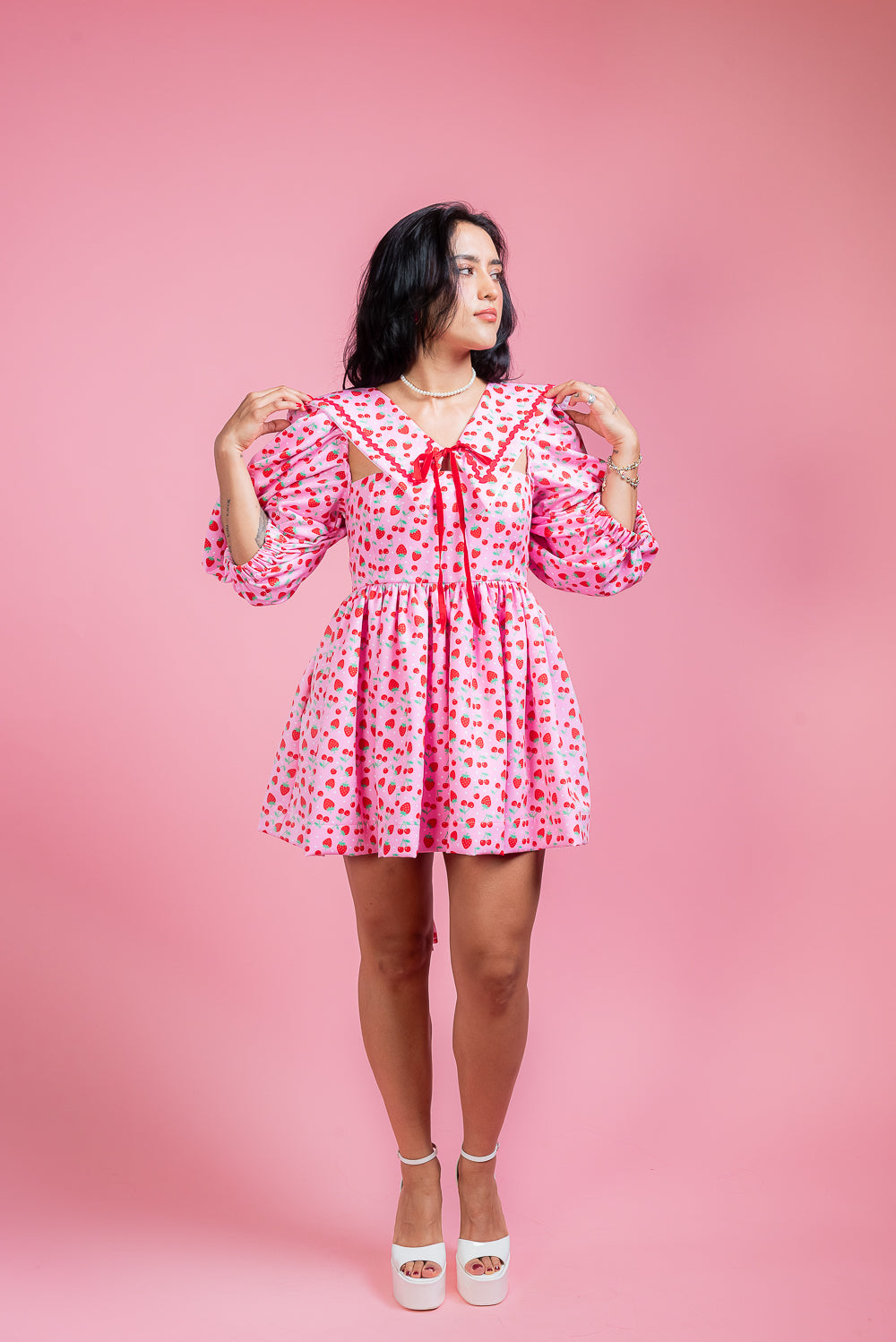Set Natalia vestido y cuello