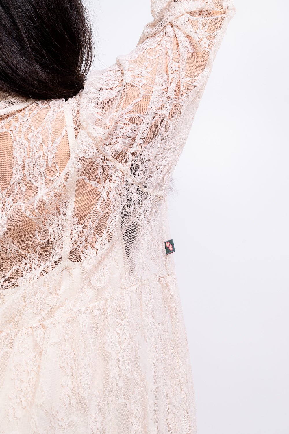 Vestido Yoli nude 2 piezas