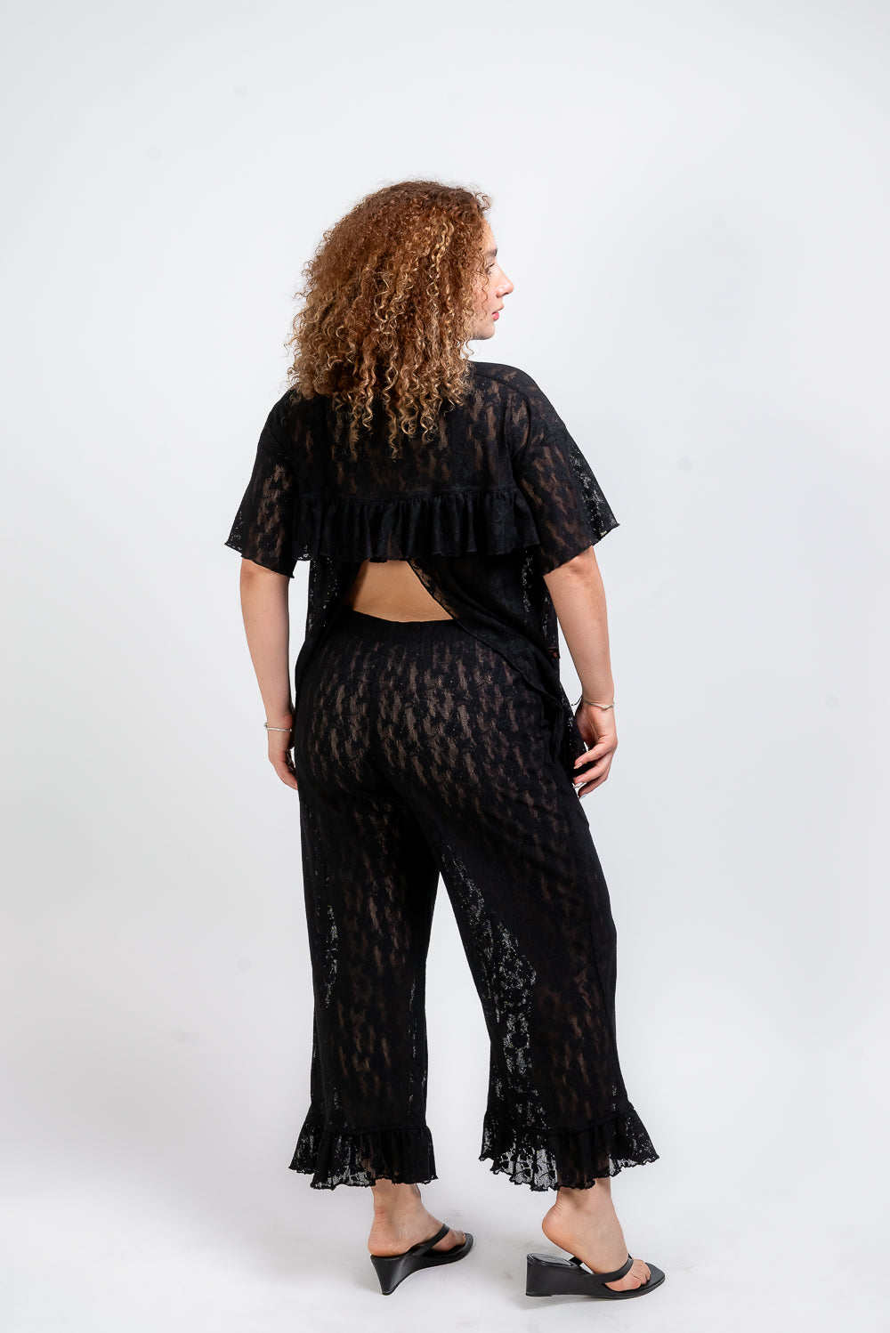Set Paola encaje negro