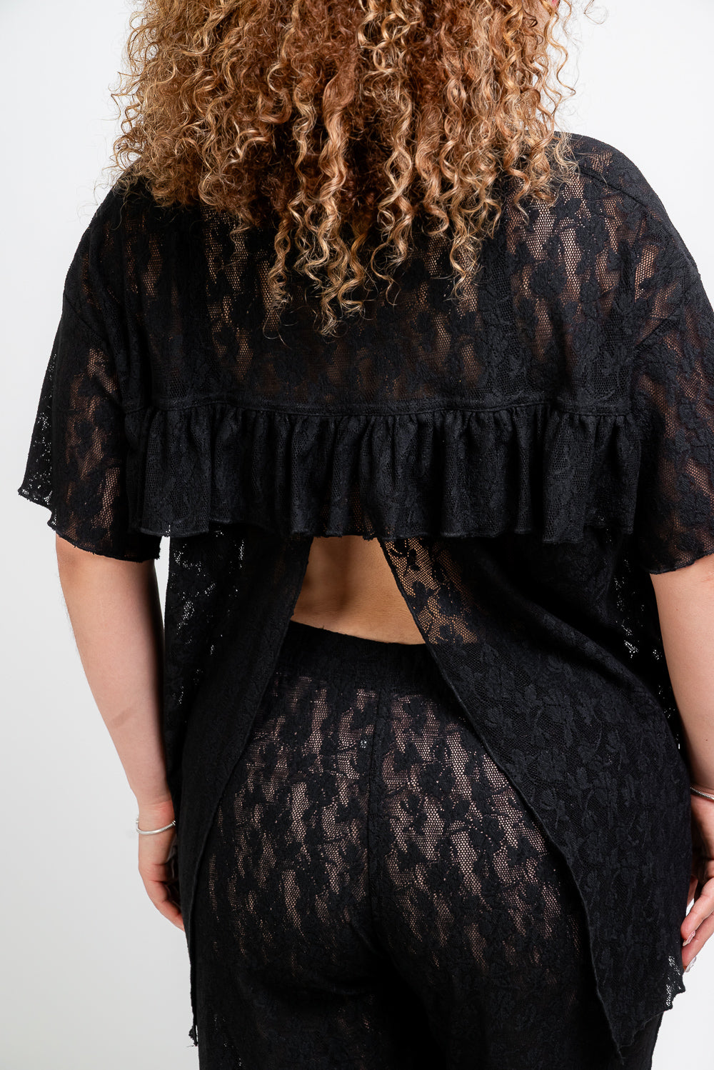 Set Paola encaje negro