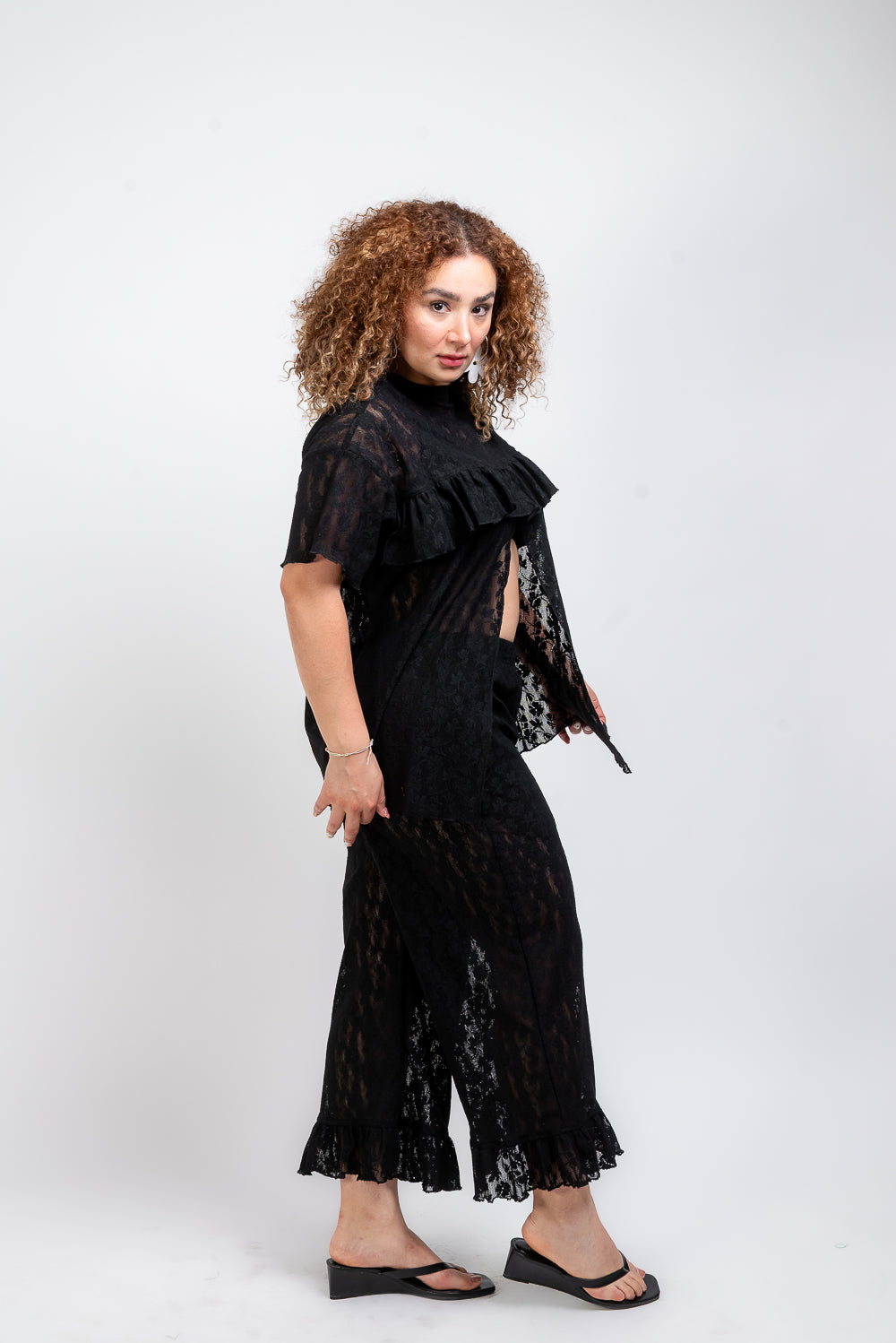 Set Paola encaje negro