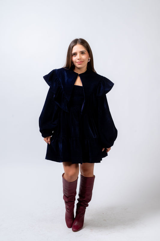 Set Vestido y Cuello Night Frida