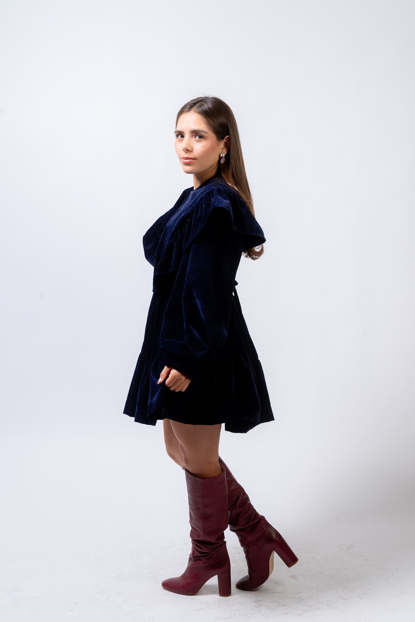 Set Vestido y Cuello Night Frida