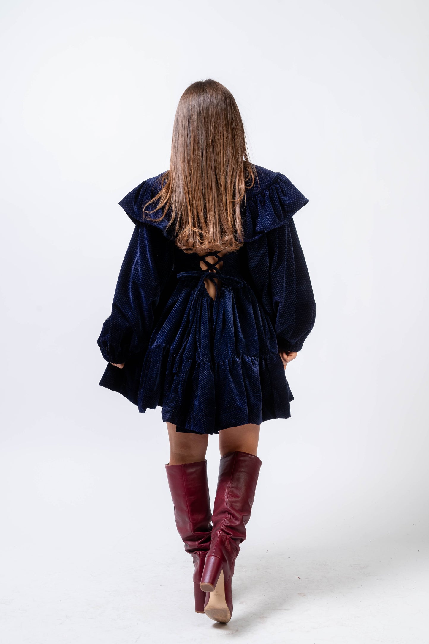 Set Vestido y Cuello Night Frida