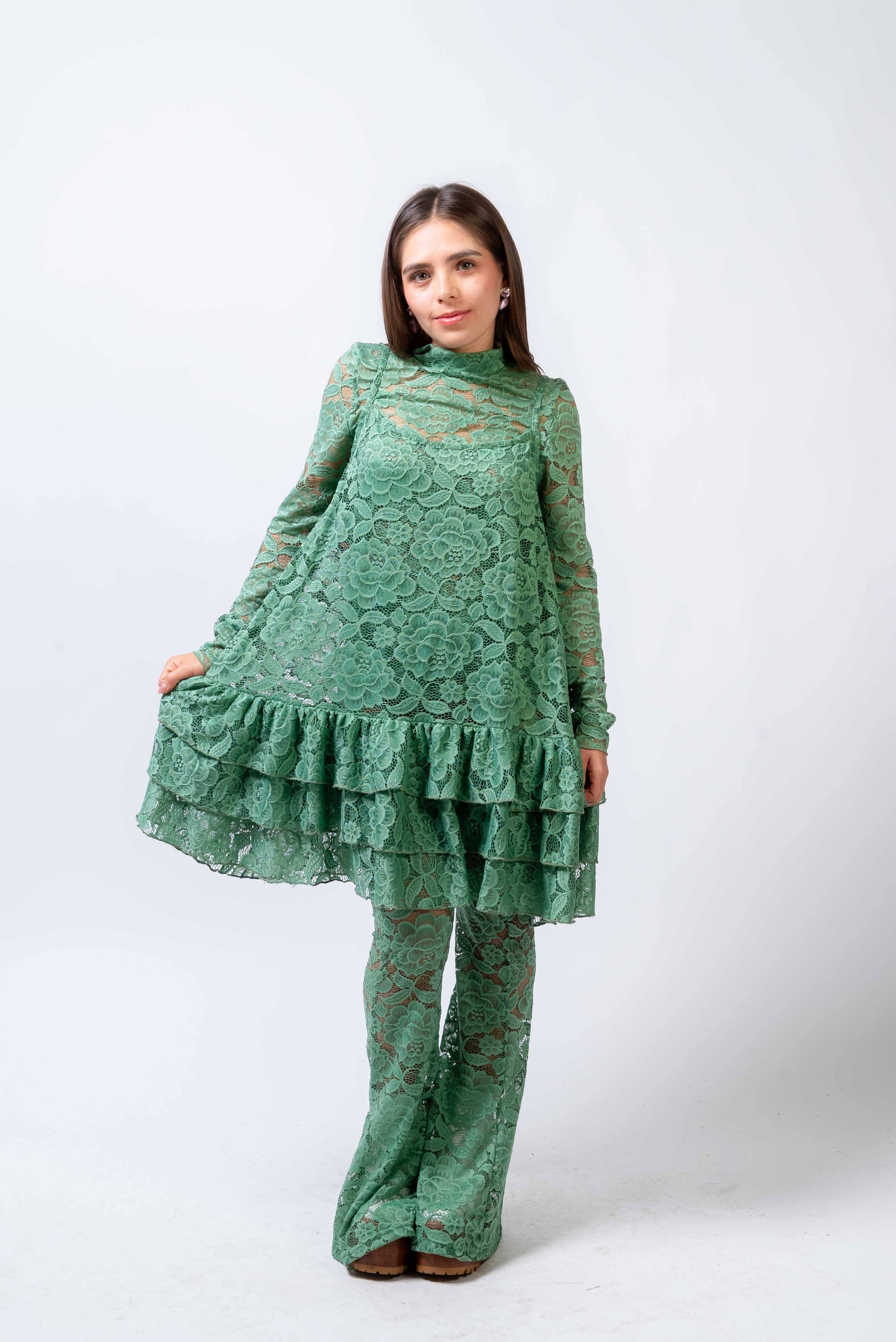 Set Lala Jade Vestido y blusa