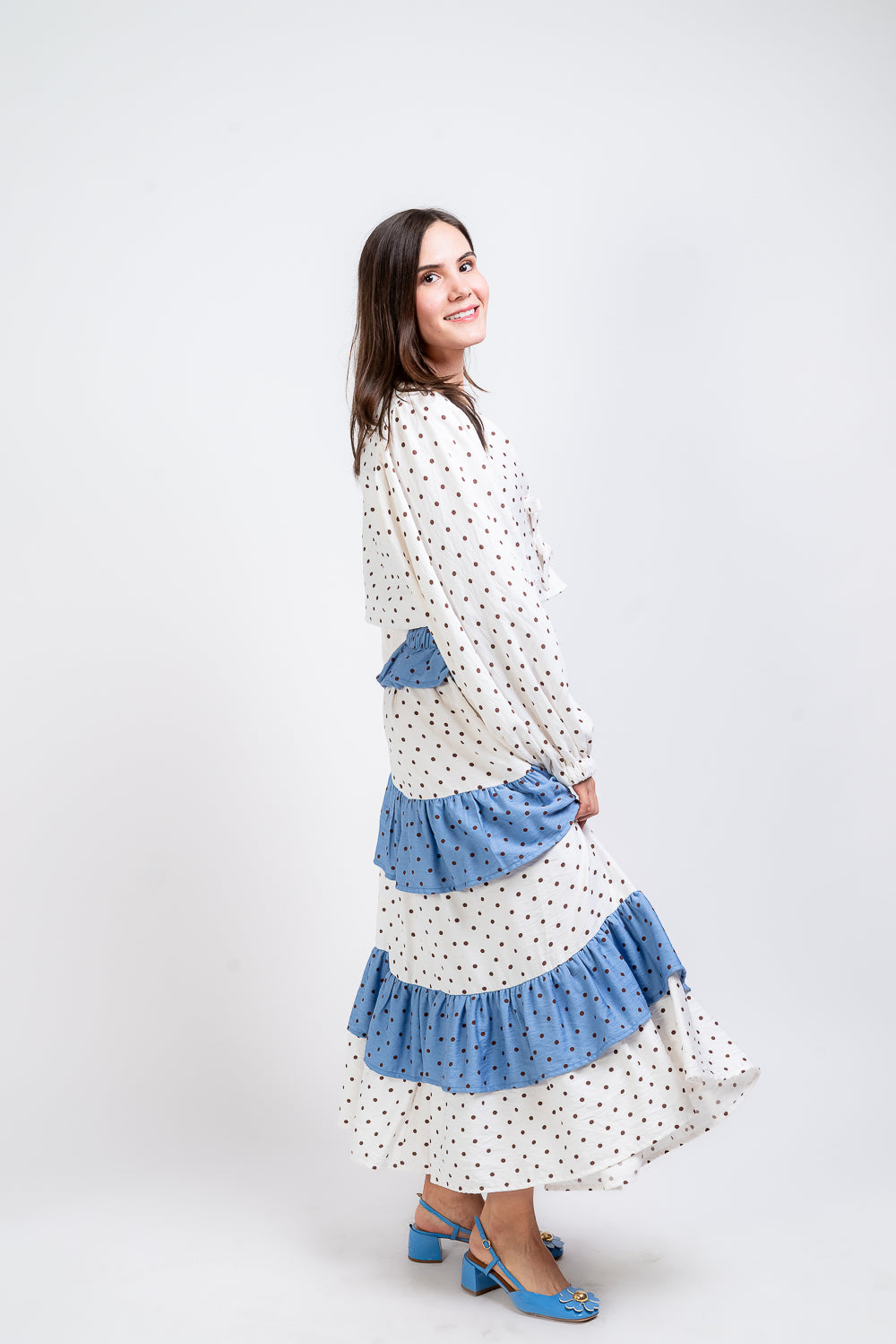 Set Mercedes con blusa blanca