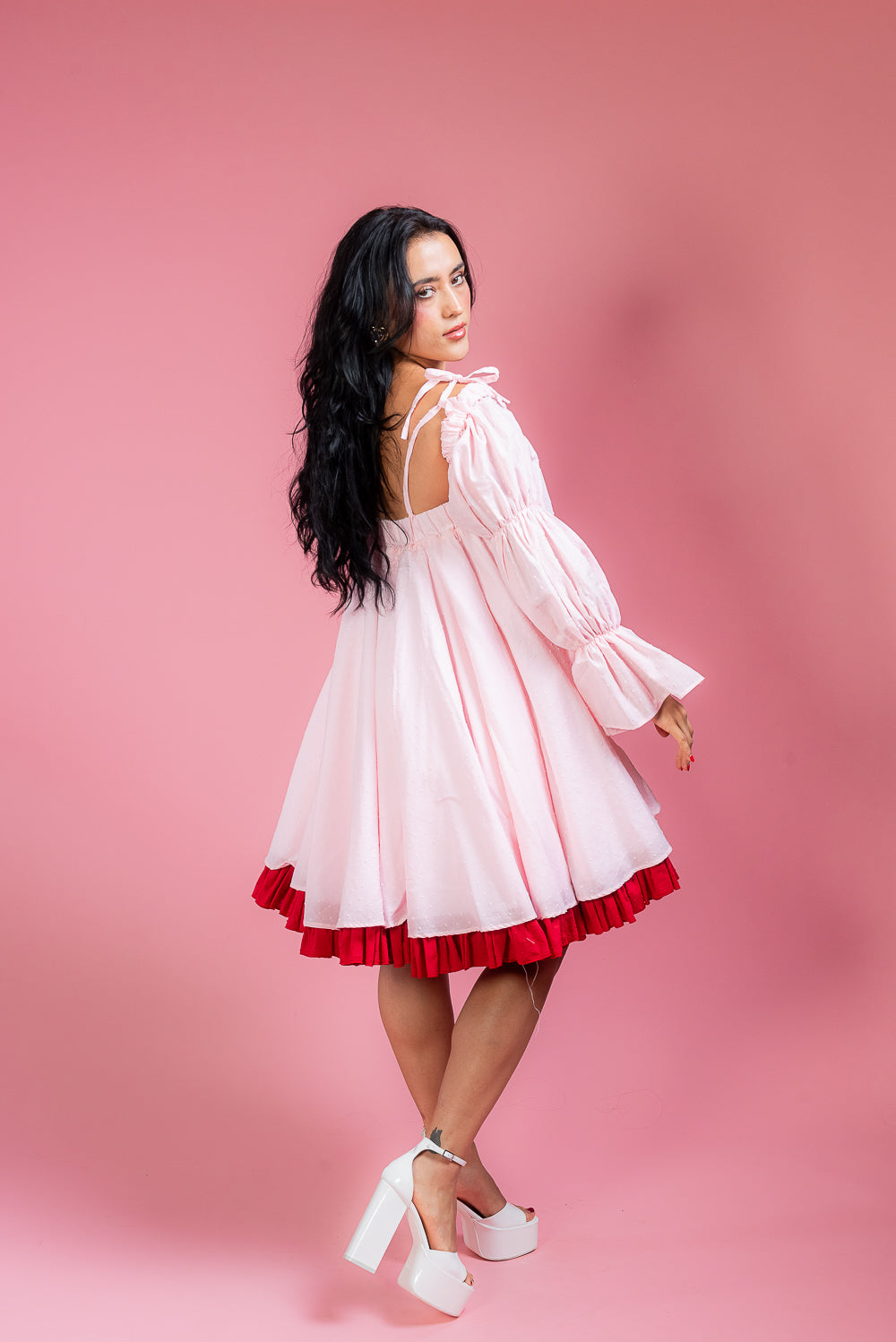 Set vestido y mangas Kika Berry