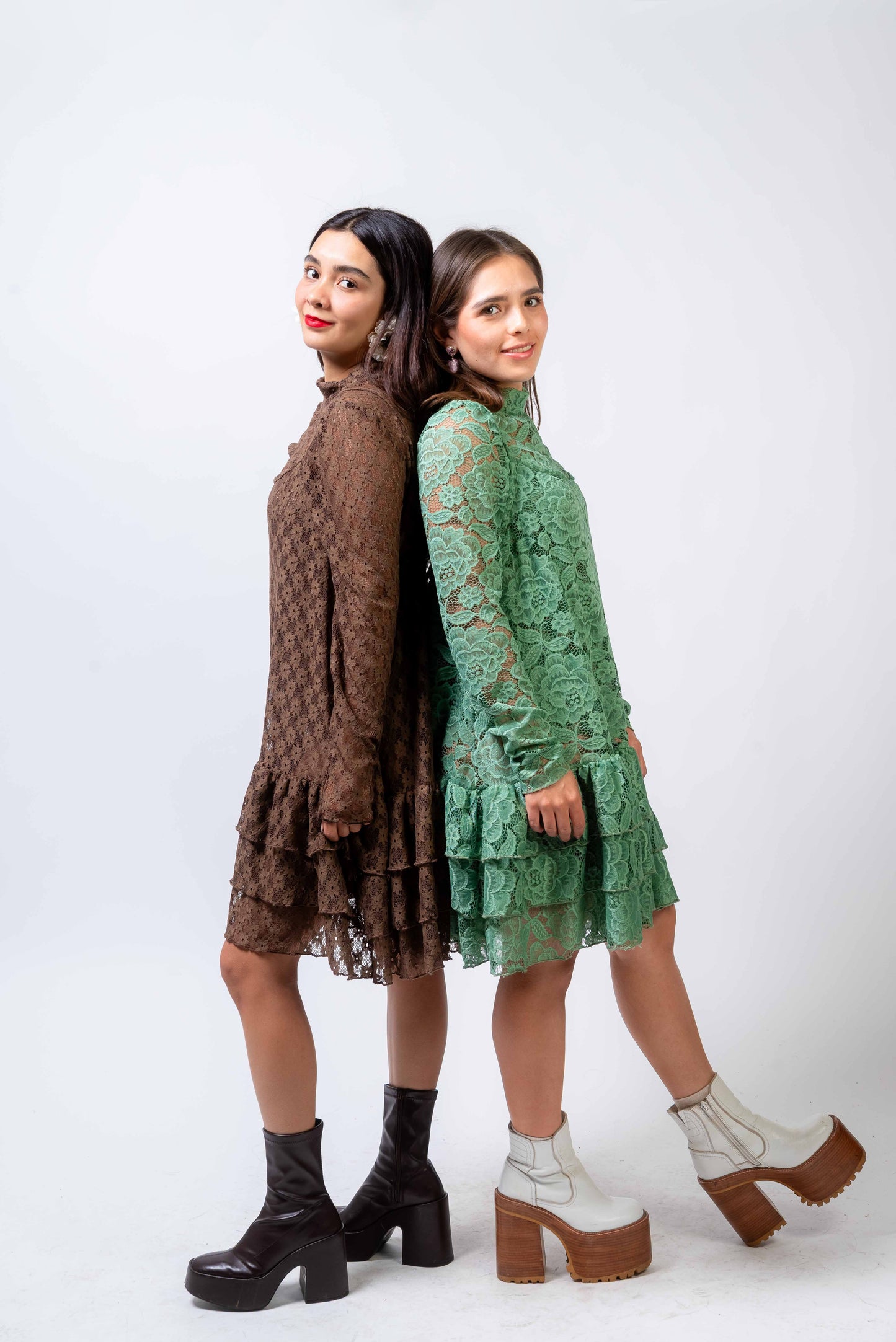 Set Lala chocolate vestido y blusa