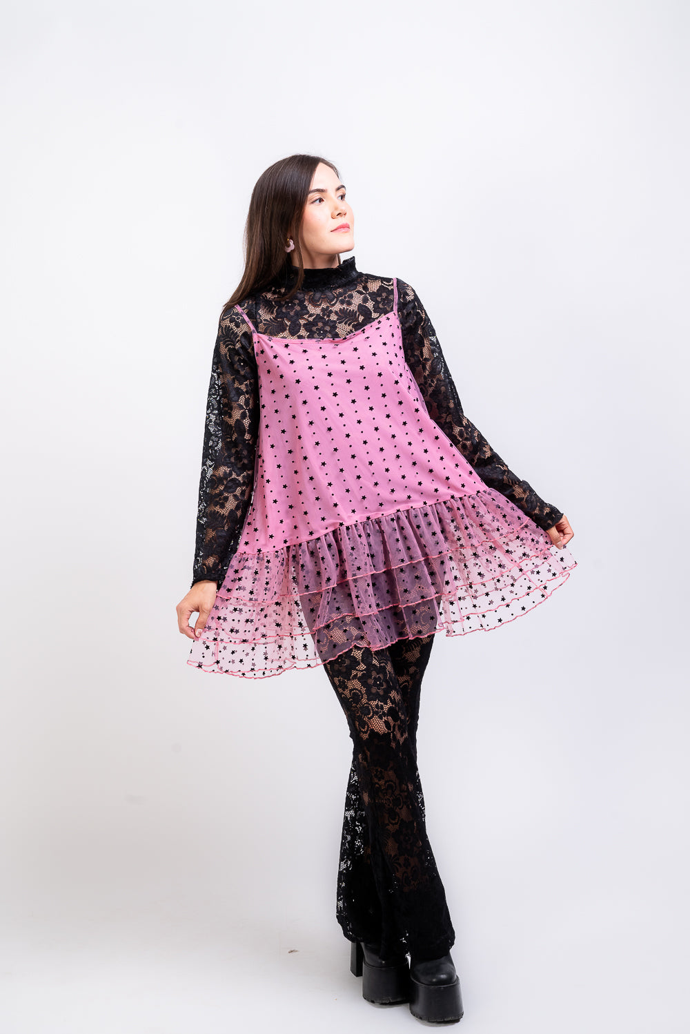 Set vestido lala estrellado
