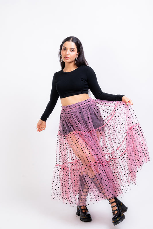 Maxi falda estrellas