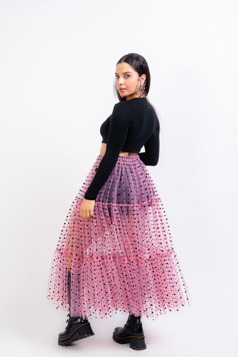 Maxi falda estrellas