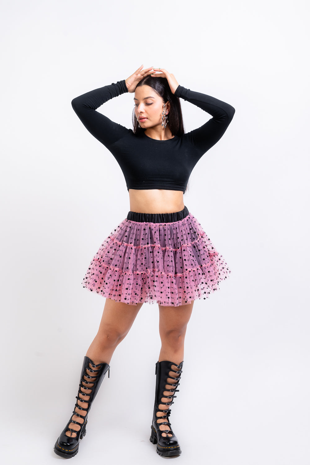 Mini falda Vanessa estrellada