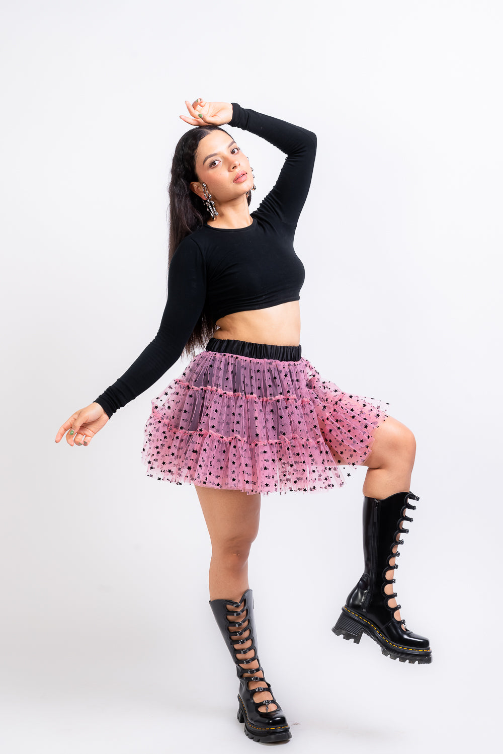 Mini falda Vanessa estrellada